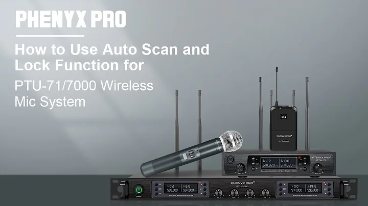Tutorial--PTU-7000 mic system [Auto-scan and Lock Function]