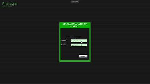 PROTOTIPE APLIKASI MANAJEMEN ZAKAT