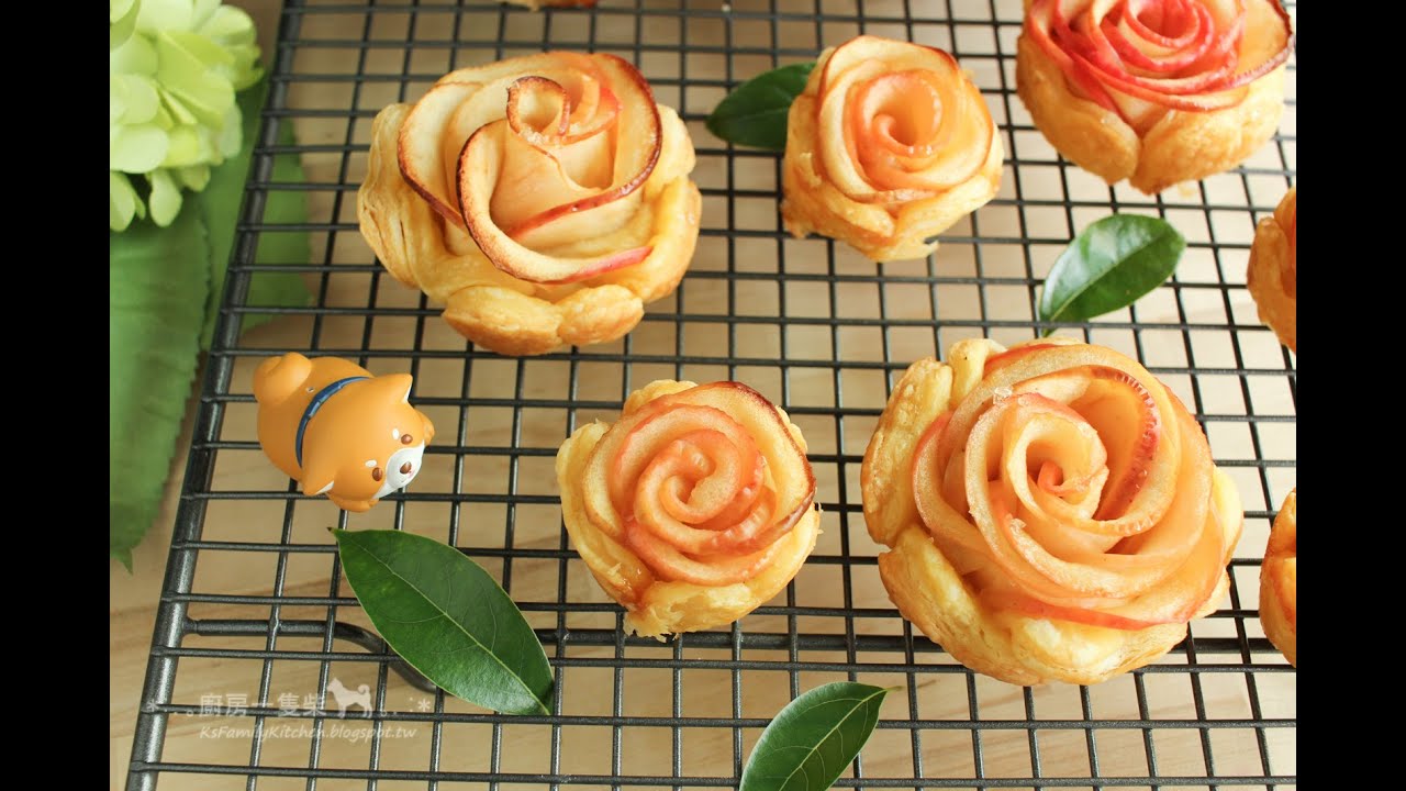 心心相印~蘋果玫瑰酥 (Apple Rose Tarts)