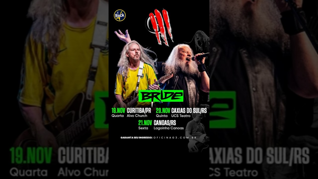 O lendário Bride estará de volta ao Brasil 🔥 Os irmãos Dale e Troy Thompson têm um convite especial