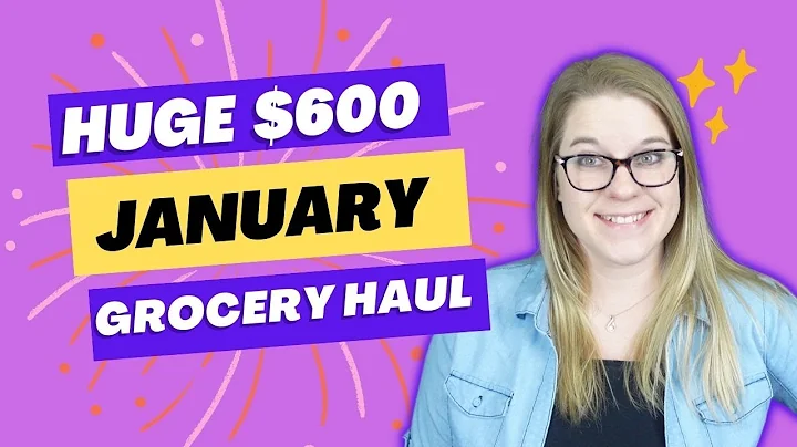 HUGE monthly Grocery Haul for January | $600 Grocery Haul | Went way over budget! | Discount Store