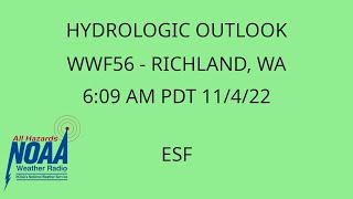 Hydrologic Outlooks - WWF56 - 11/4/22