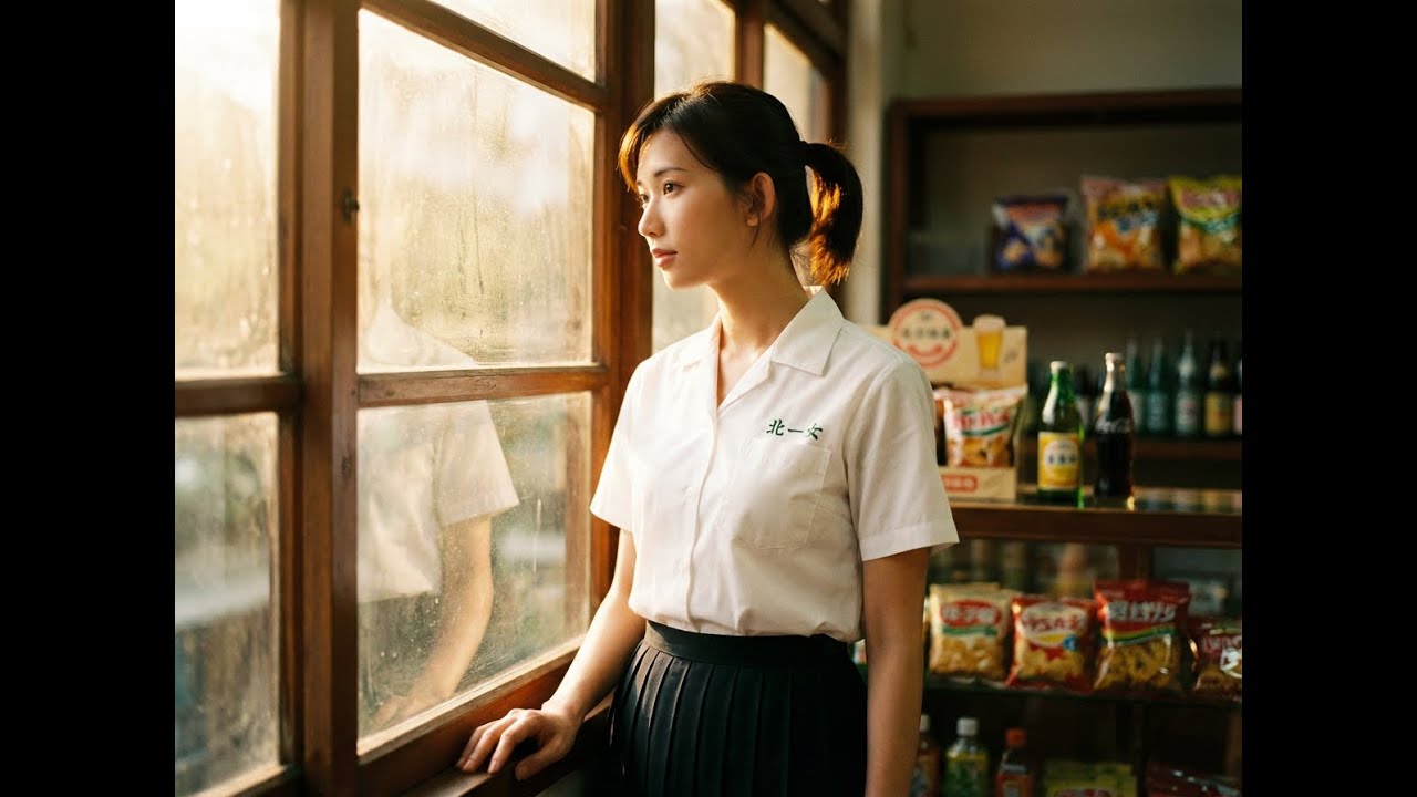 suno,suno ai v5 音樂創作.青春校園小說片段 2.那一年的夏天.《福利社之花》.青春、純樸、浪漫與羞澀的氛圍..簡樸、含蓄、剛萌芽的現代思潮，以及一切美好的事物都帶有一層朦朧的詩意。