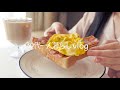 仕事辛いし好きなものだけ食べて元気出す｜一人暮らしOLの日常vlog｜焼きそばにハムカツ、炭水化物で自分の機嫌とる🍞 | 離婚 | アラサー | 猫