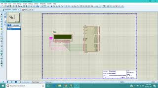 interface lcd 16X2 with 8051on proteus