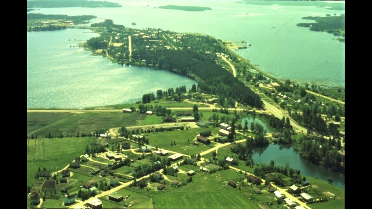 Vanhoja ilmakuvia Nurmeksen porokylästä 1950-1970 luvuilta