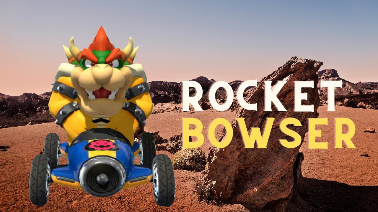Mario Rocketship 3, 2, 1, Liftoff! This Kart is a Rocketship | Mario Kart 8 Deluxe - YouTube