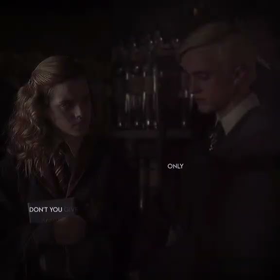 i just hope she don't wanna leave me | #dramione edit | hermione edit || draco edit || harry potter