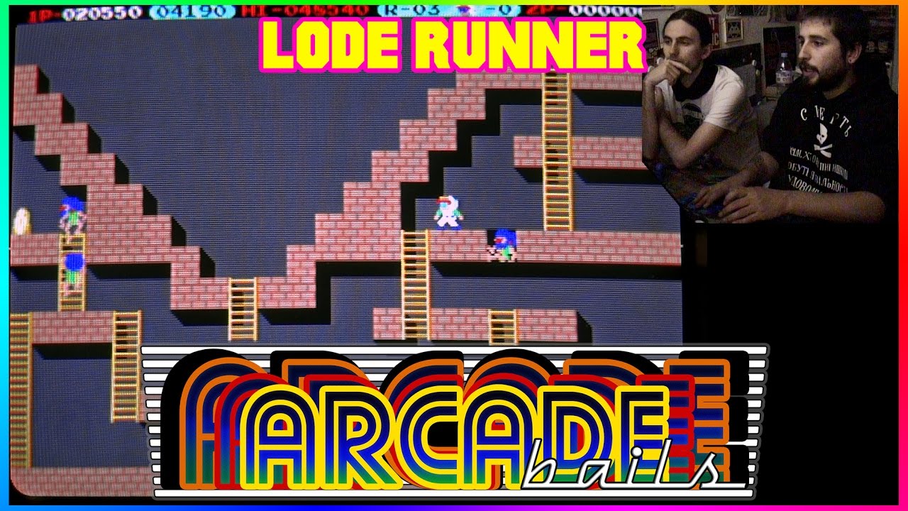 LODE RUNNER (BRODERBUND1983) ARCADE BAILS [2 CREDITS CHALLENGE 3 La