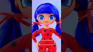 Marinette turned into Ladybug! LOL OMG DIYs #shorts