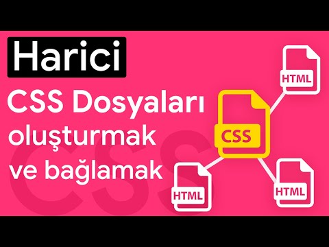 Video: CSS'yi nasıl bağlarsınız?