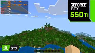 GTX 550 Ti FPS Test - Minecraft Bedrock Edition
