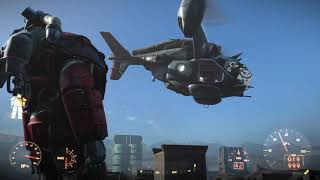 Insane Vertibird Crash - Fallout 4