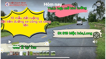 10 mẫu đất ruộng,mộc hóa,Long an