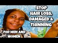 DIY hair mask to  stop  hair loss, damage and thinning |for MASSIVE Hair Growth