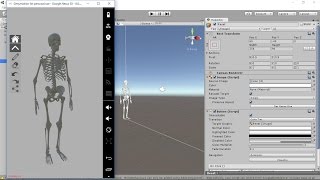 Human Skeleton System in Unity3D for Android Platform screenshot 5