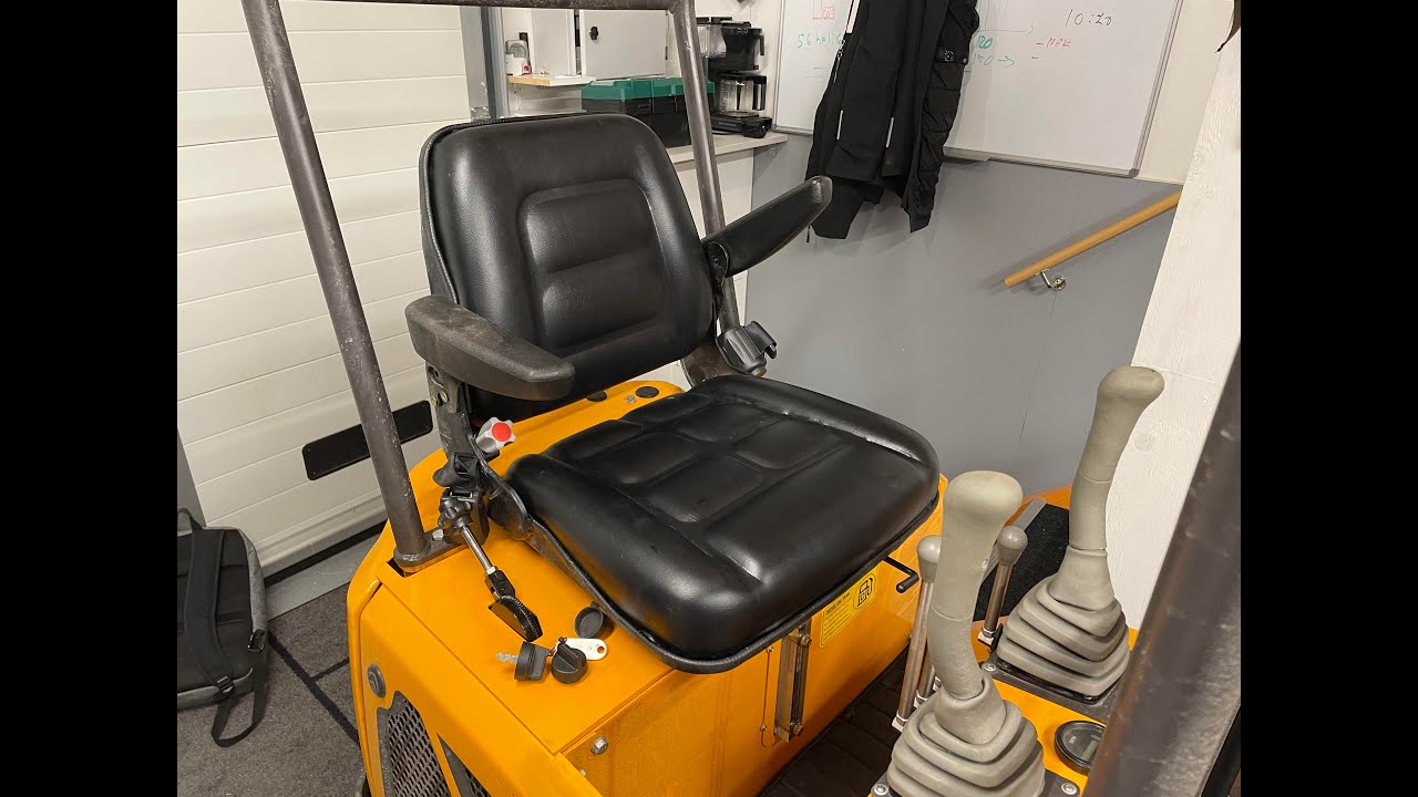 First grease on Chinese mini excavator YouTube