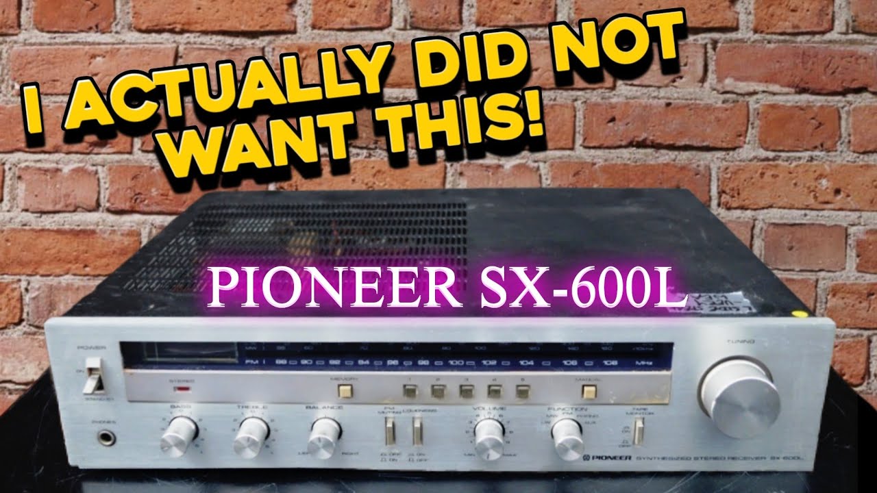 I Accidentally Won a Broken Pioneer SX-600L… Now I Have to Fix It