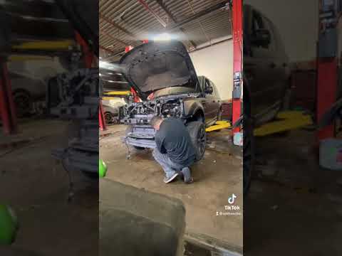 Range Rover sport 5.0 how to remove engine body frame