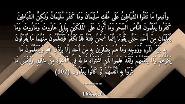 سورة البقرة للقارئ ياسر الدوسري الصفحة رقم(16)