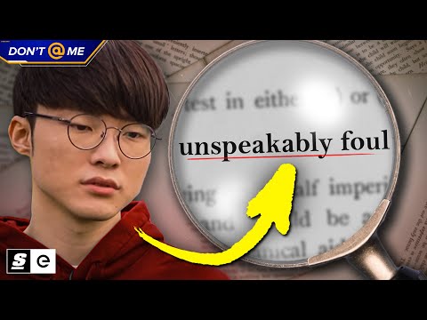 Faker Is Suing His Toxic Fans