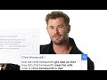 Chris Hemsworth Answers the Web
