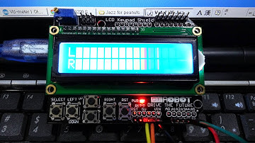 Arduino 16x2 LCD VU Meter