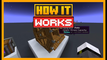 HOW THE BIG WATERWHEEL WORKS IN CREATE