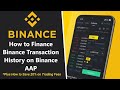 How to Find Binance Transaction History on Binance App