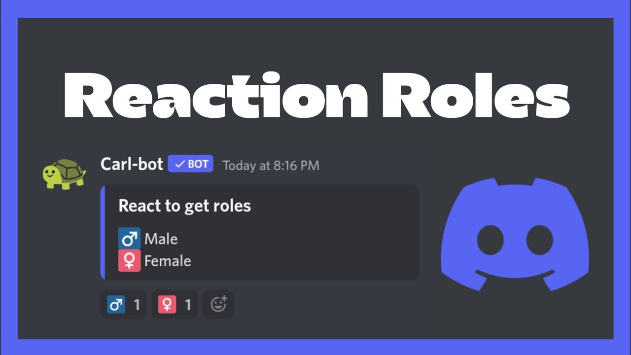 How To Setup Reaction Role Discord Bot [Android/IOS] - YouTube