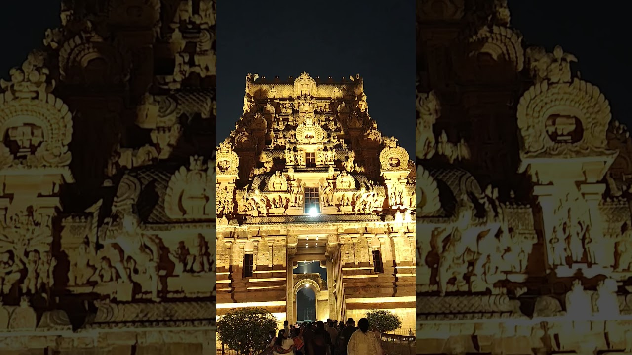 The Brihadeeswarar Temple in Thanjavur.