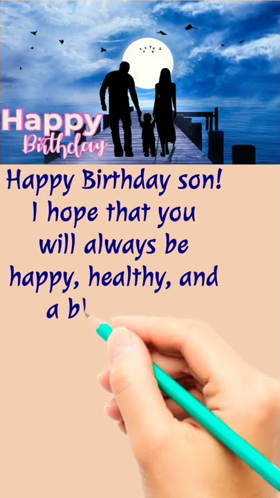 Heart Touching Birthday Wishes For Son #shorts