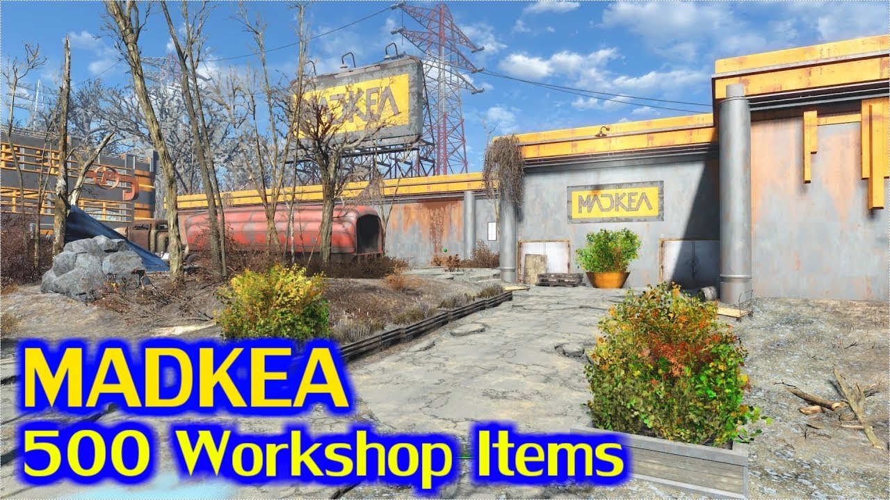 Ps4版fallout4 フォールアウト4 Mod Madkea 500 Workshop Items Youtube