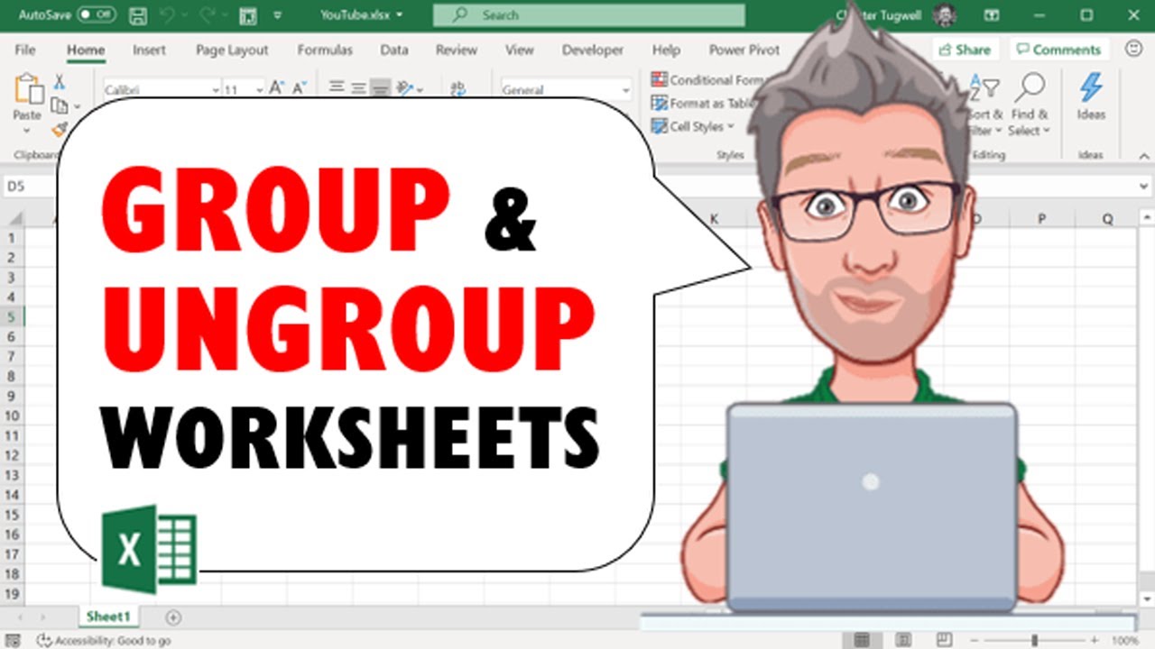 How to Group and Ungroup Worksheets in Excel