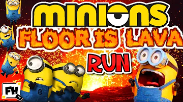 Minions Floor Is Lava 🔥 Chase - Brain Break | Movement Activity GoNoodle Inspired