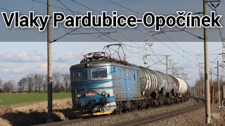 Vlaky Pardubice-Opočínek 24.2.2024