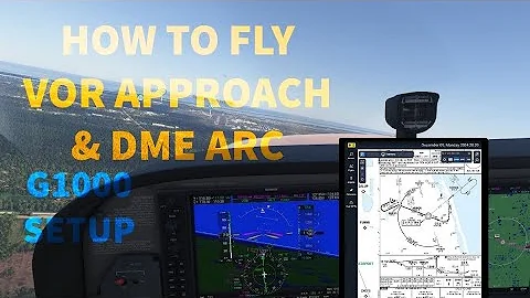 How to fly a VOR Approach with DME ARC| Turn 10 Twist 10 | MSFS 2024