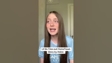 Thumbnail of Loving this song Adele HomeTown Glory ❤️#youtubeshorts  #fyp #singing