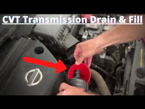 How to do CVT Transmission Drain and Fill Nissan Altima