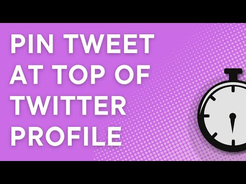 Twitter: How to pin a tweet