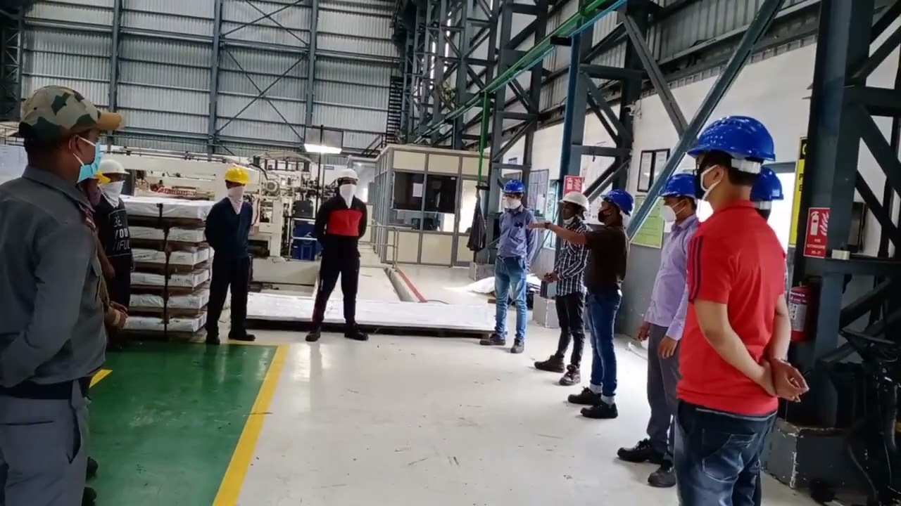 Safety training in plant ⚙️🛠️