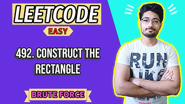 492. Construct the Rectangle | LEETCODE EASY