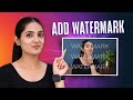 How To Add Watermark To Photos Without Photoshop | Create &amp; Add Logo On Watermark To Your Photos