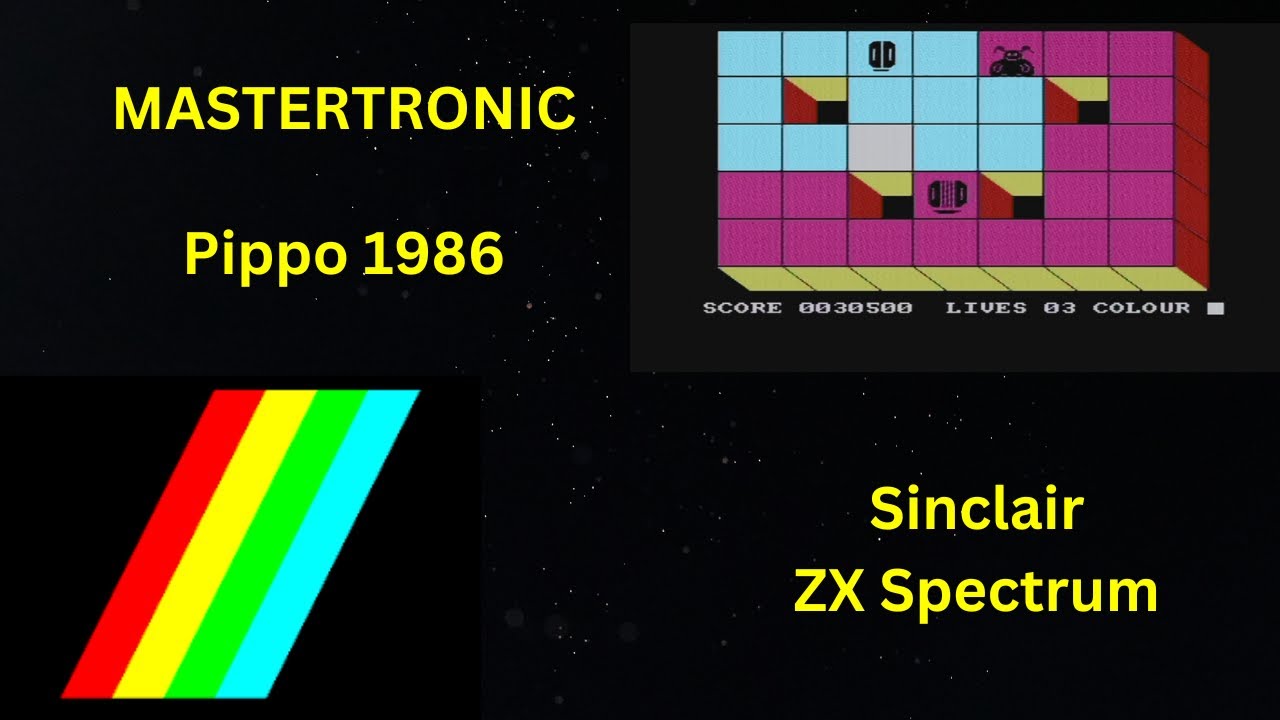 Sinclair ZX Spectrum. Pippo. A lovely quaint little game released