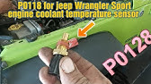 CODE P0117 P0118 P0119 JEEP COMPASS RENEGADE ENGINE COOLANT TEMPERATURE  SENSOR - YouTube