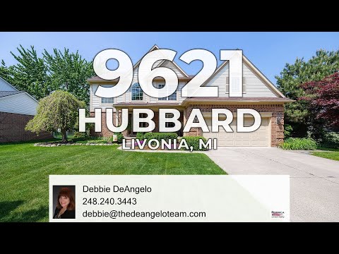 9621 Hubbard Street, Livonia, MI home video tour