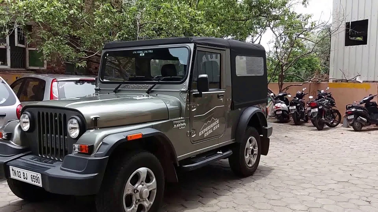 All New Mahindra Thar Exterior And Interior Engine Sound Driving Video 1080p