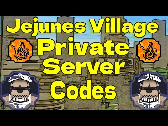 25 Private Server Codes For Jejunes