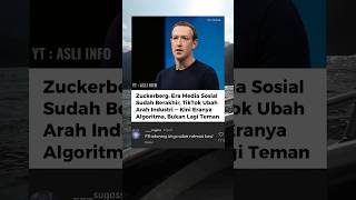 Fb isinya salam interaksi semua! #facebook #markzuckerberg #algorithm