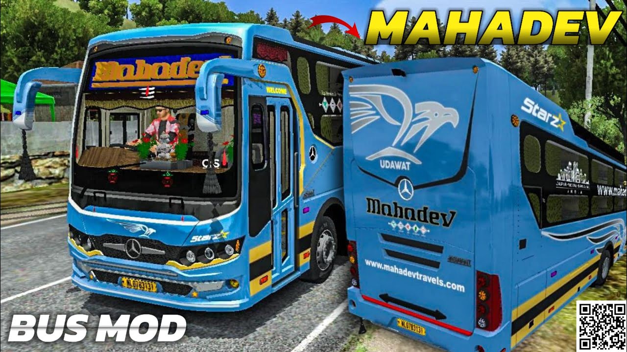 Download Now Mahadev TATA BS6 Sleeper Bus Mod For Bussid || Bussid Mods .I.N